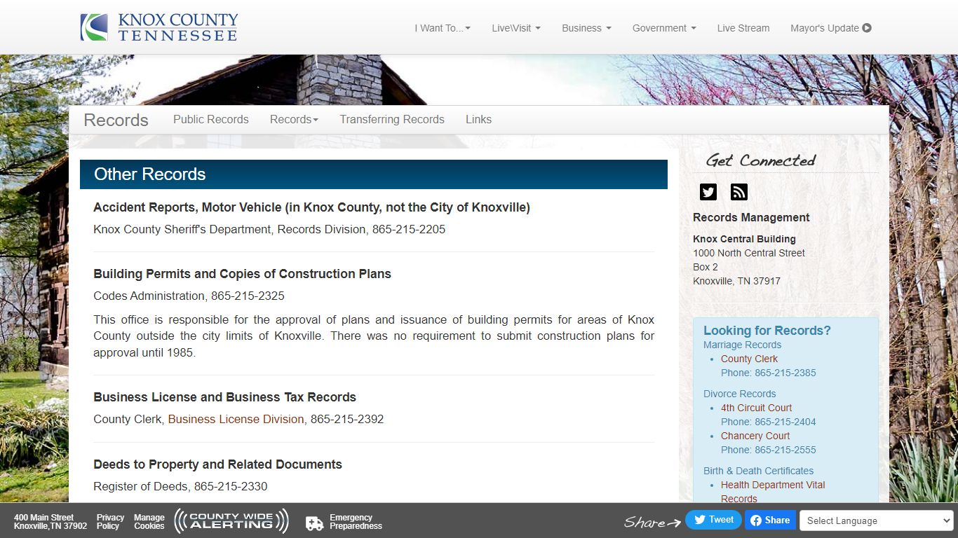 Other Records - Records Management - Knox County Tennessee ...